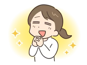 ワクワクする女性２